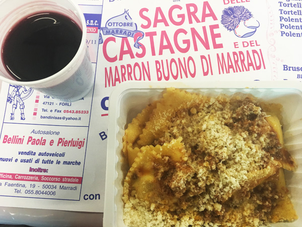 tortelli al ragù sagra marradi